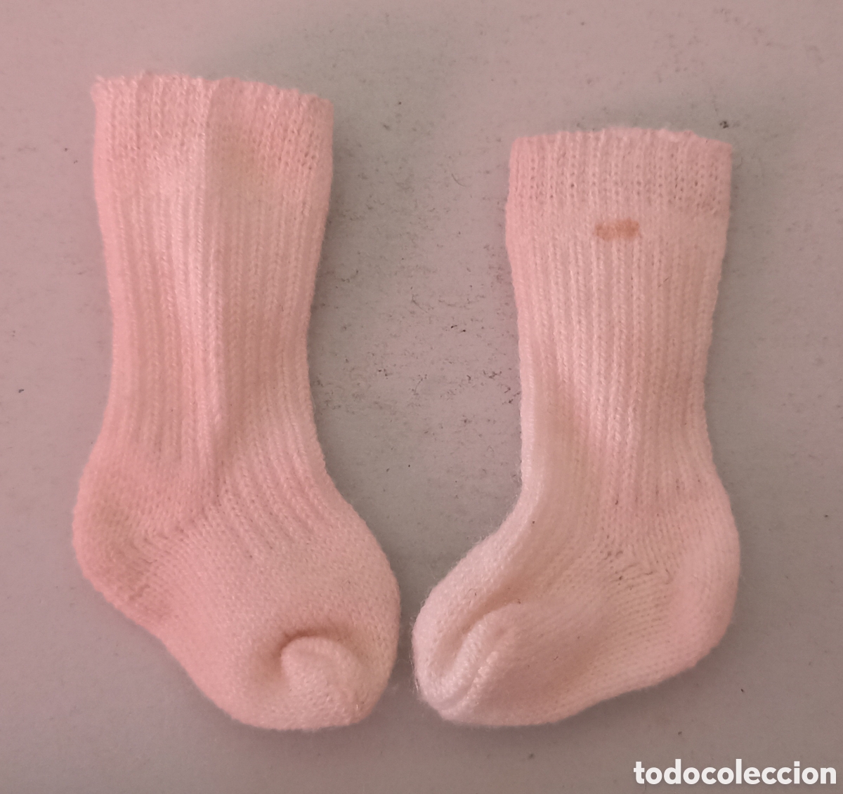 Mu&ntilde;ecas Nancy y Lucas: Calcetines Nancy originales altos blancos - Foto 1
