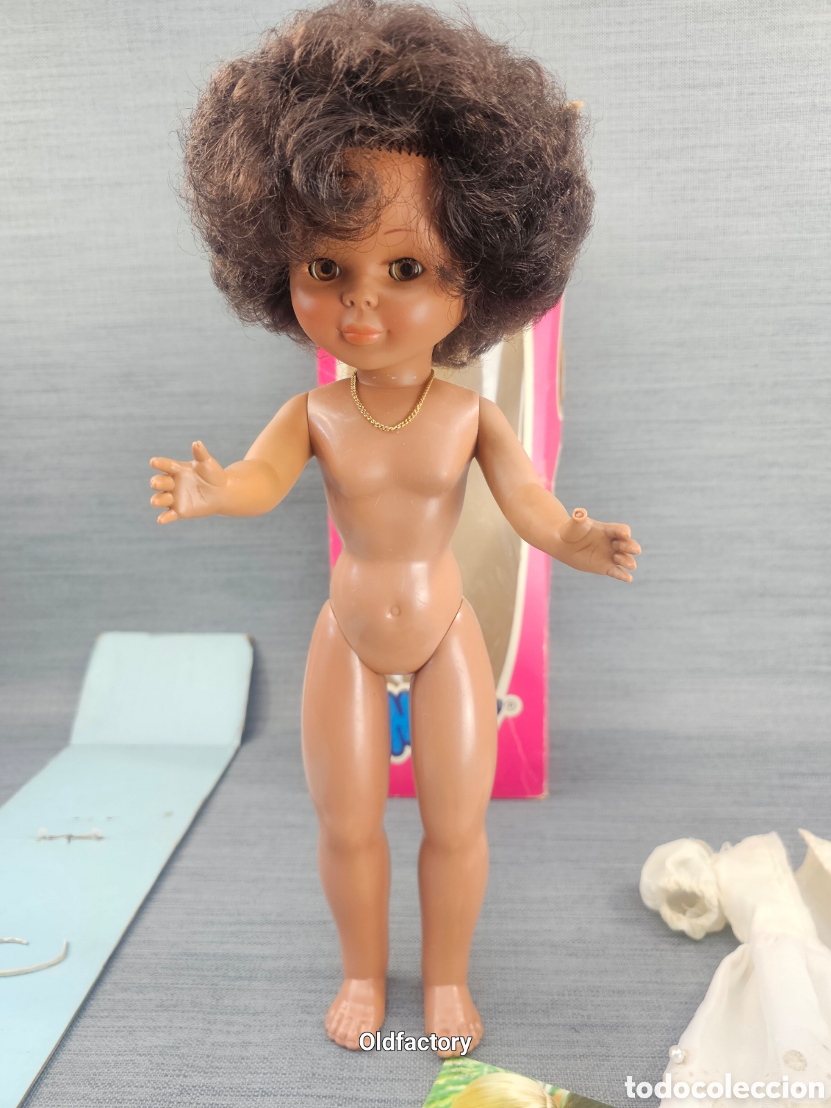 Mu&ntilde;ecas Nancy y Lucas: Mu&ntilde;eca Nancy mulata Original A&ntilde;o 74 edici&oacute;n especial - Foto 6