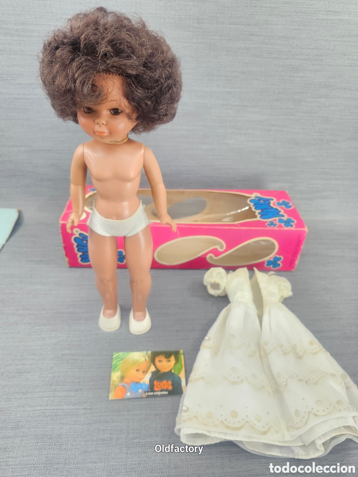 Mu&ntilde;ecas Nancy y Lucas: Mu&ntilde;eca Nancy mulata Original A&ntilde;o 74 edici&oacute;n especial - Foto 9