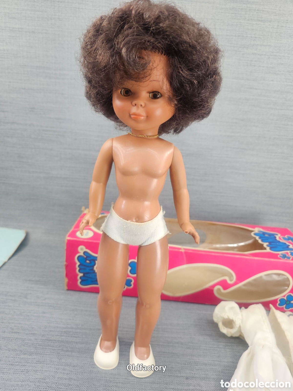 Mu&ntilde;ecas Nancy y Lucas: Mu&ntilde;eca Nancy mulata Original A&ntilde;o 74 edici&oacute;n especial - Foto 11