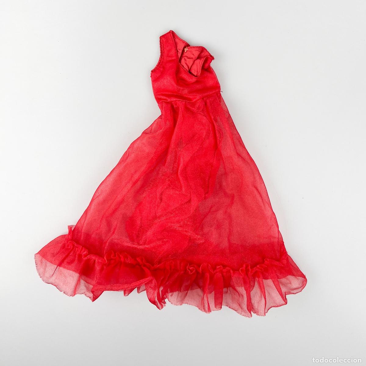 Mu&ntilde;ecas Nancy y Lucas: Vestido Largo rojo Nancy - Foto 1