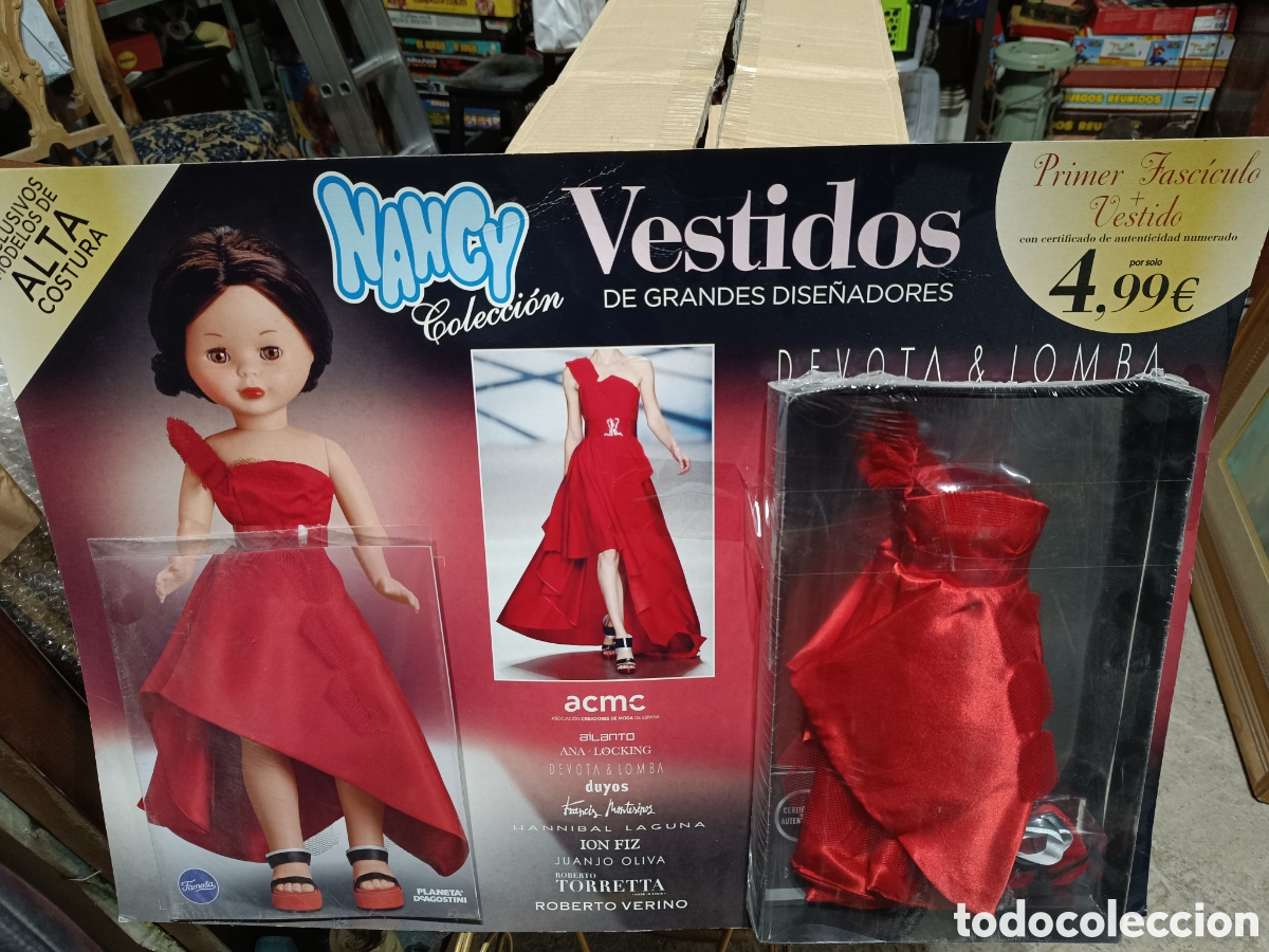 Mu&ntilde;ecas Nancy y Lucas: Fasc&iacute;culo 1 Nancy colecci&oacute;n vestidos de Devota & Lomba - Foto 1