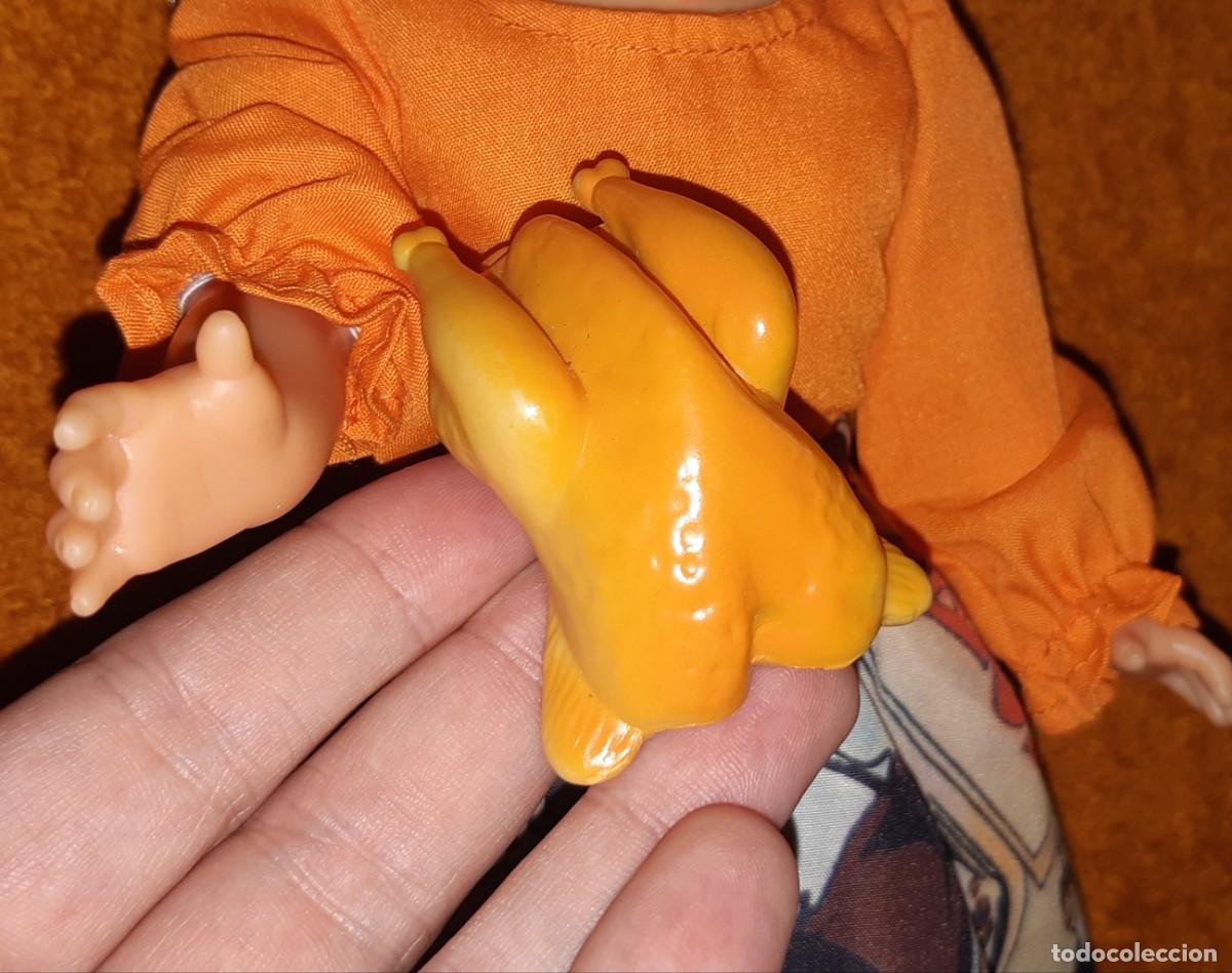 Mu&ntilde;ecas Nancy y Lucas: CESTA DE LA COMPRA Y POLLO PLASTICO TAMA&Ntilde;O NANCY MINIATURAS - Foto 4