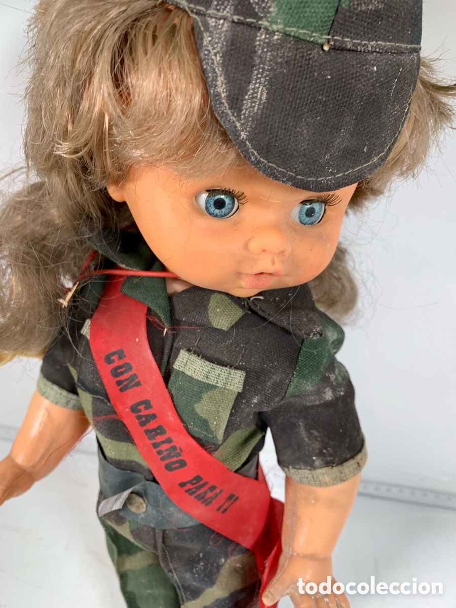 Mu&ntilde;ecas Nancy y Lucas: 01_ mu&ntilde;eca antigua militar - Foto 2