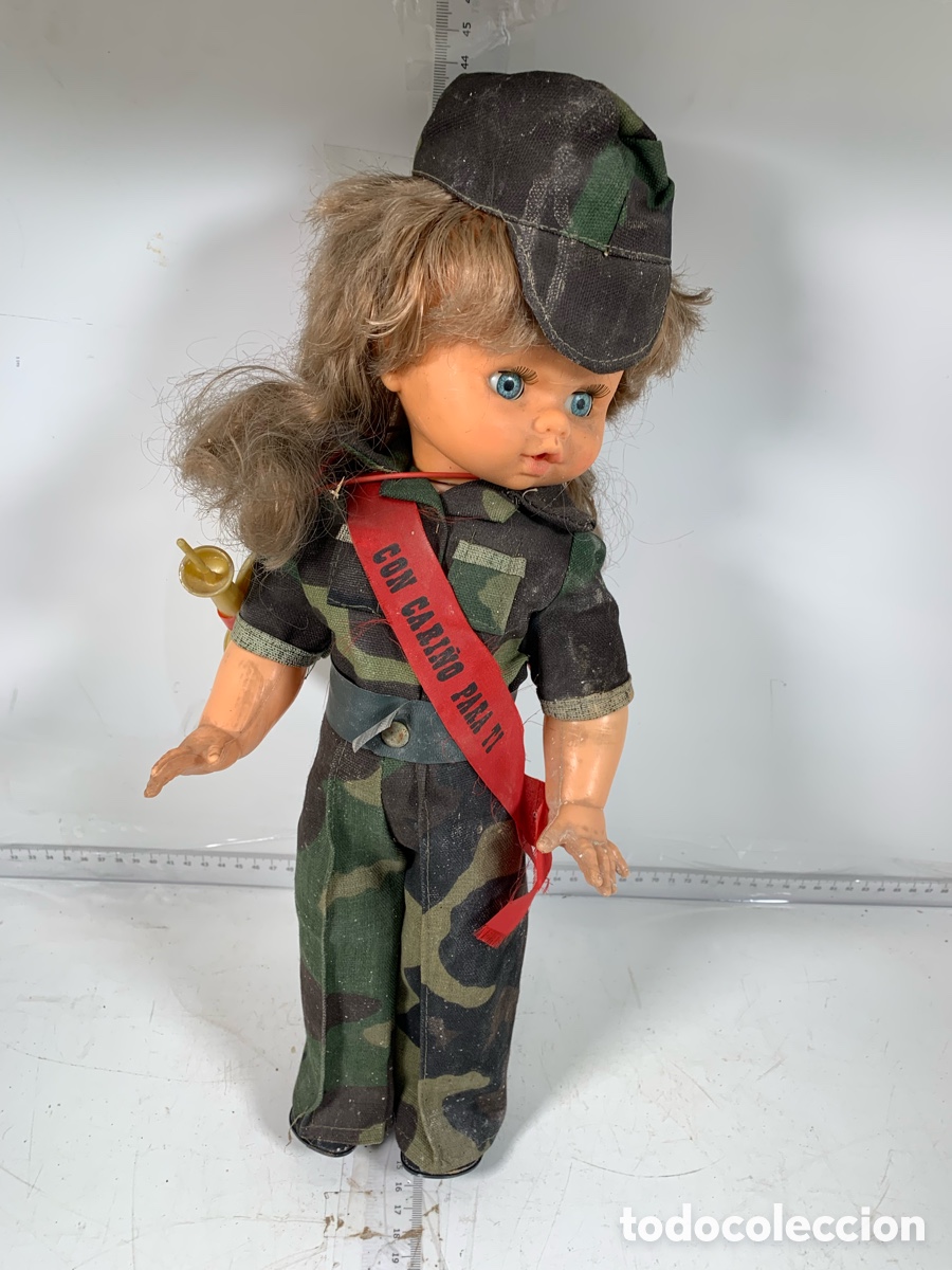 Mu&ntilde;ecas Nancy y Lucas: 01_ mu&ntilde;eca antigua militar - Foto 3
