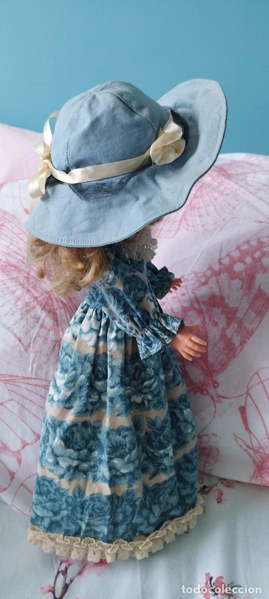 Mu&ntilde;ecas Nancy y Lucas: Nancy vestido original nostalgia azul - Foto 2