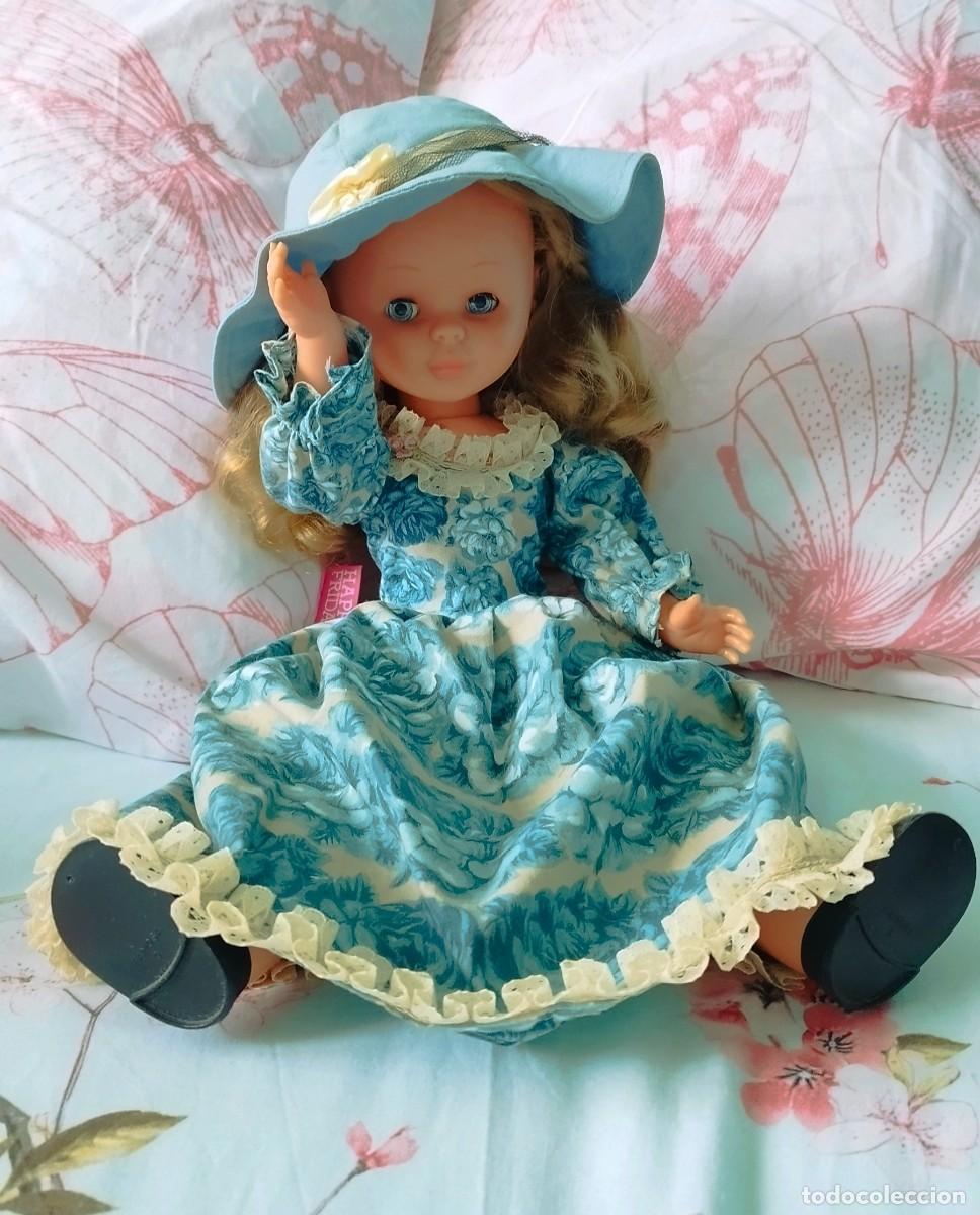 Mu&ntilde;ecas Nancy y Lucas: Nancy vestido original nostalgia azul - Foto 5
