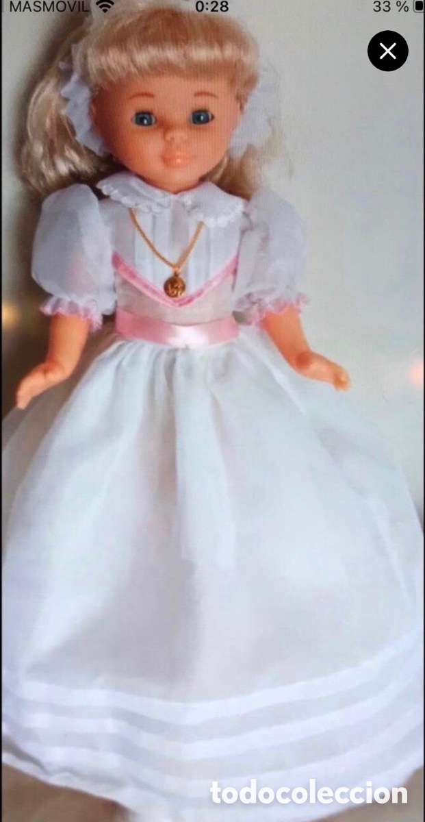 Mu&ntilde;ecas Nancy y Lucas: Mu&ntilde;eca NANCY de Comuni&oacute;n de Famosa - Foto 2