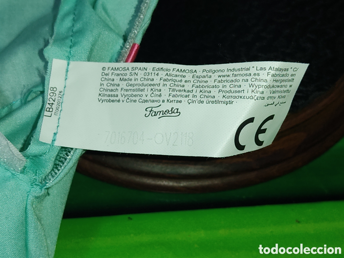 Mu&ntilde;ecas Nancy y Lucas: Vestido Nancy verde con lazo. - Foto 4
