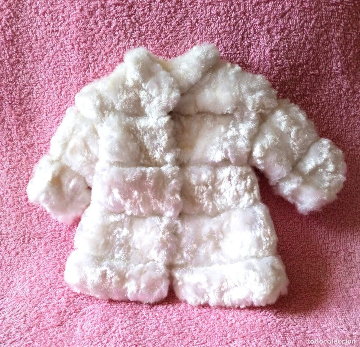 Mu&ntilde;ecas Nancy y Lucas: ABRIGO BLANCO VISON NANCY-A&Ntilde;OS 70 - Foto 6