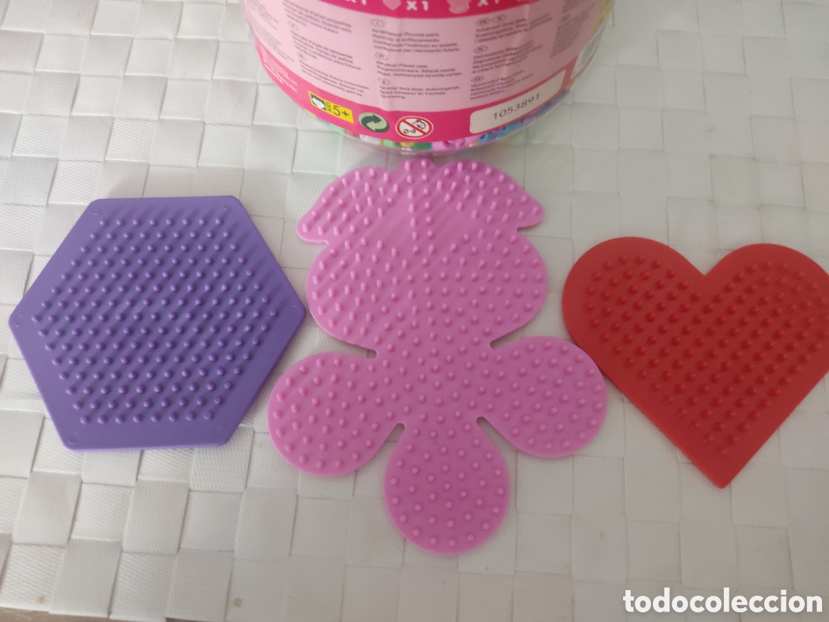 Mu&ntilde;ecas Nancy y Lucas: Pyssla / Hama beads. - Foto 2