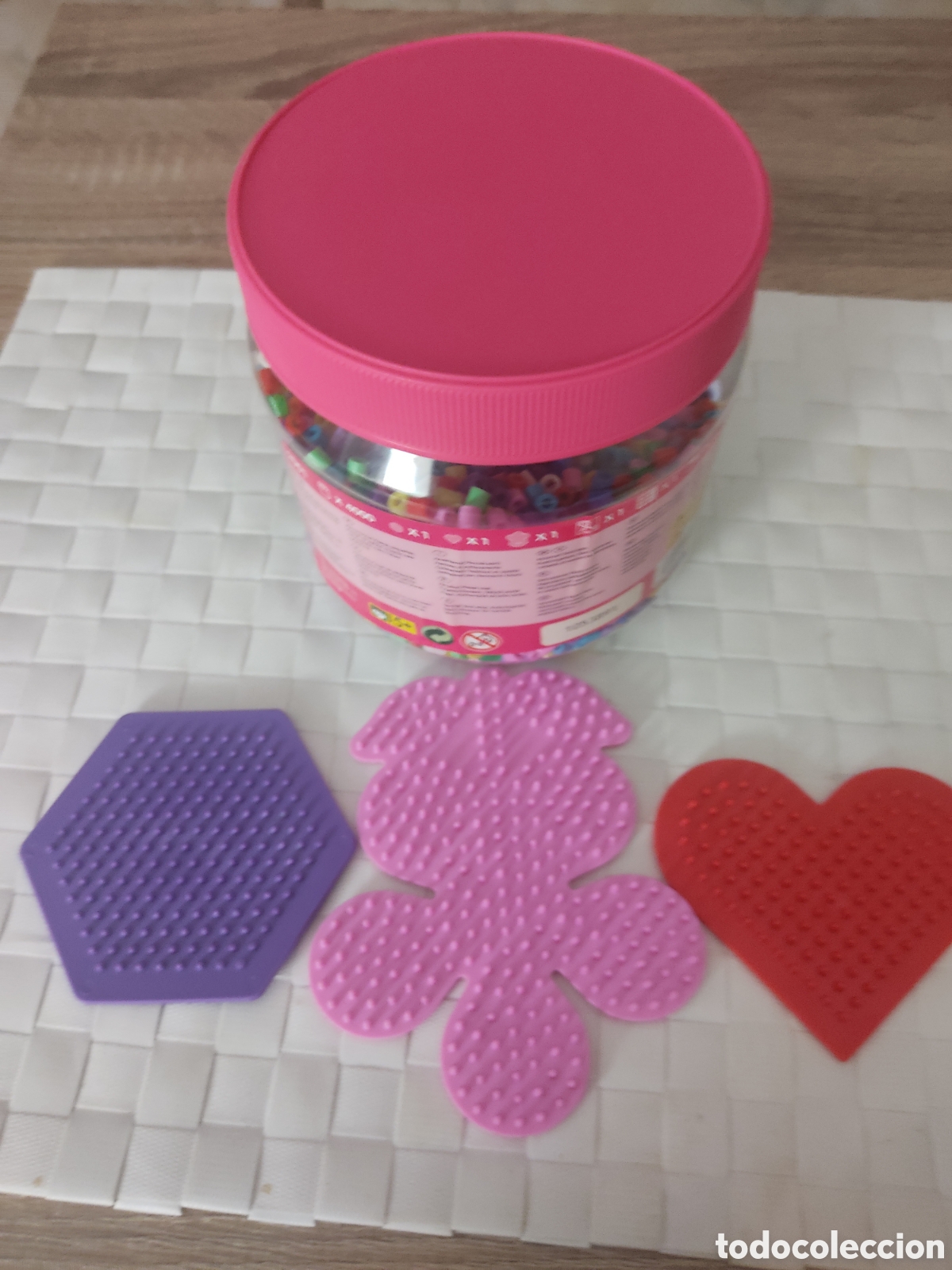 Mu&ntilde;ecas Nancy y Lucas: Pyssla / Hama beads. - Foto 1