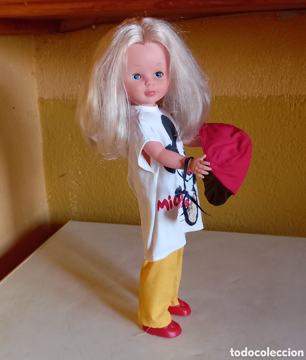 Mu&ntilde;ecas Nancy y Lucas: MU&Ntilde;ECA NANCY CON DIFICIL CONJUNTO MICKEY MOUSE ORIGINAL DEL 78 - Foto 2