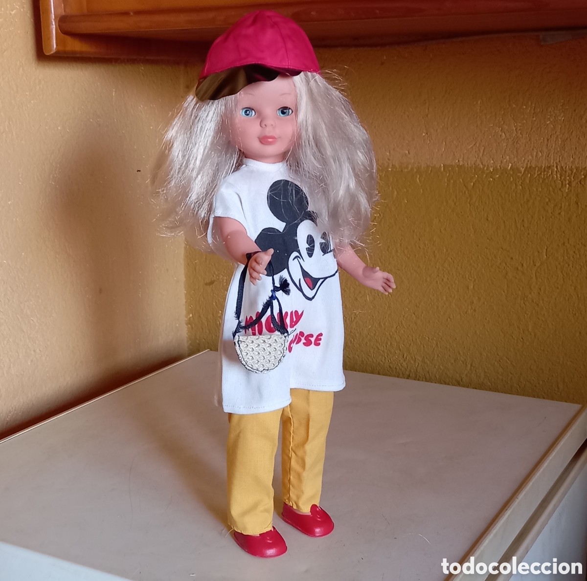 Mu&ntilde;ecas Nancy y Lucas: MU&Ntilde;ECA NANCY CON DIFICIL CONJUNTO MICKEY MOUSE ORIGINAL DEL 78 - Foto 1