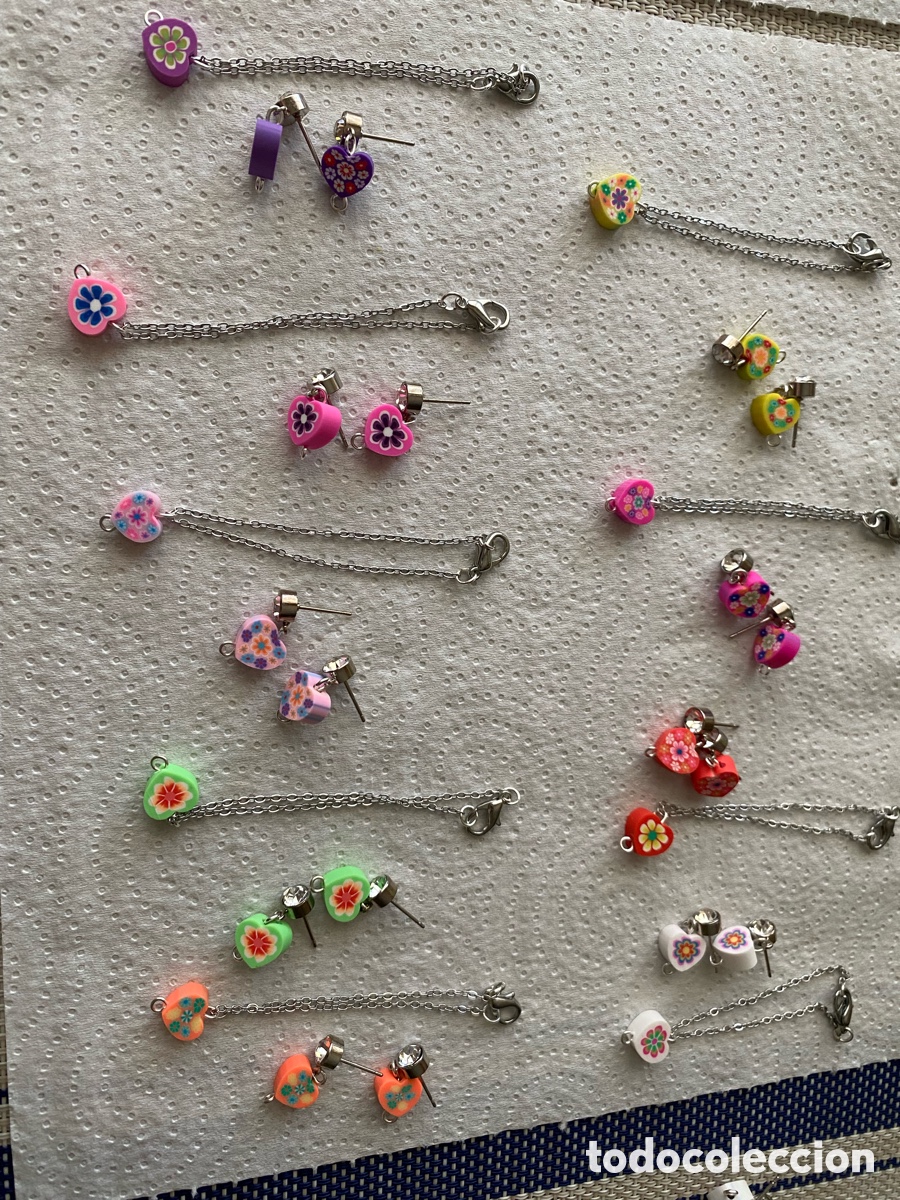 Mu&ntilde;ecas Nancy y Lucas: Collares, pendientes y sets para mu&ntilde;ecas - Foto 1