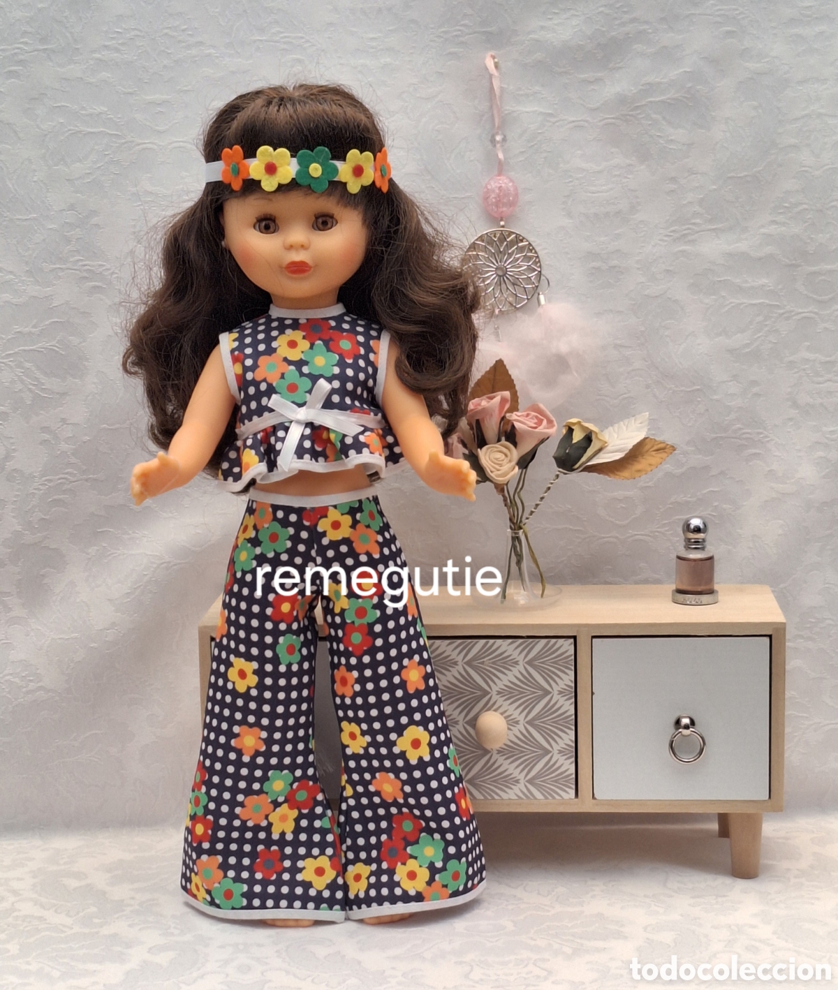 Mu&ntilde;ecas Nancy y Lucas: Conjunto en el Jard&iacute;n confeccionado - Foto 1
