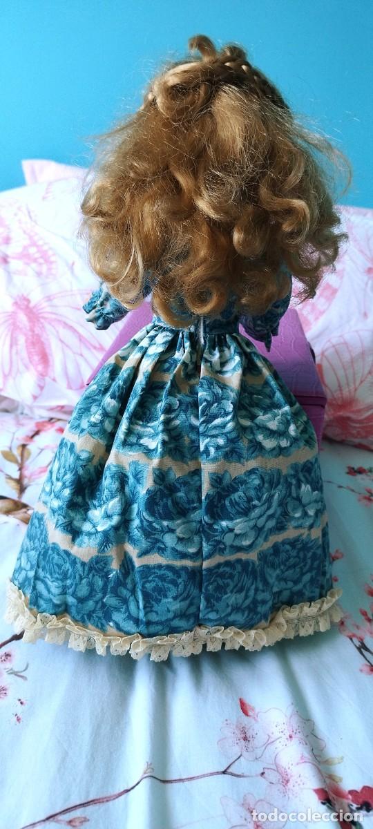 Mu&ntilde;ecas Nancy y Lucas: Nancy vestido original nostalgia azul - Foto 11