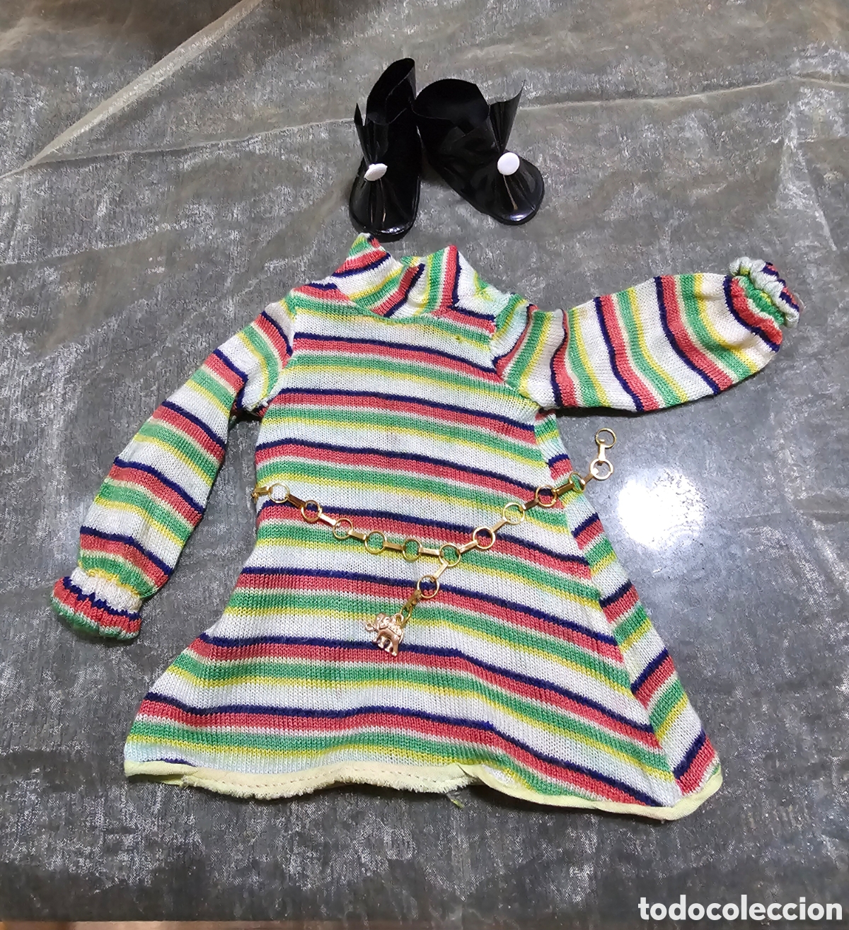 Mu&ntilde;ecas Nancy y Lucas: Nancy vestido oto&ntilde;o 70 - Foto 1