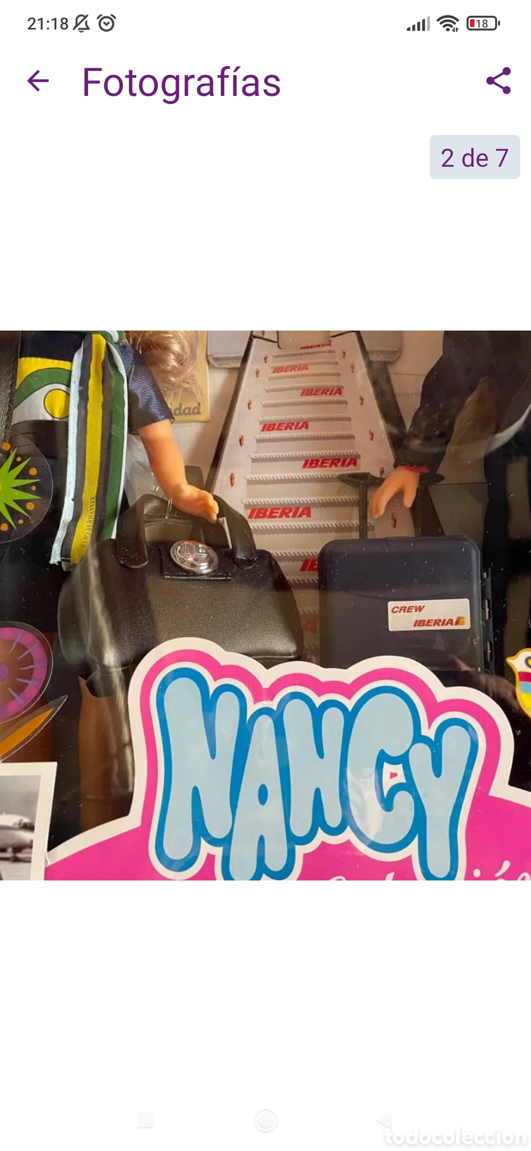 Mu&ntilde;ecas Nancy y Lucas: NANCY AZAFATA DE AYER Y DE HOY NUEVA EN SU CAJA - Foto 3