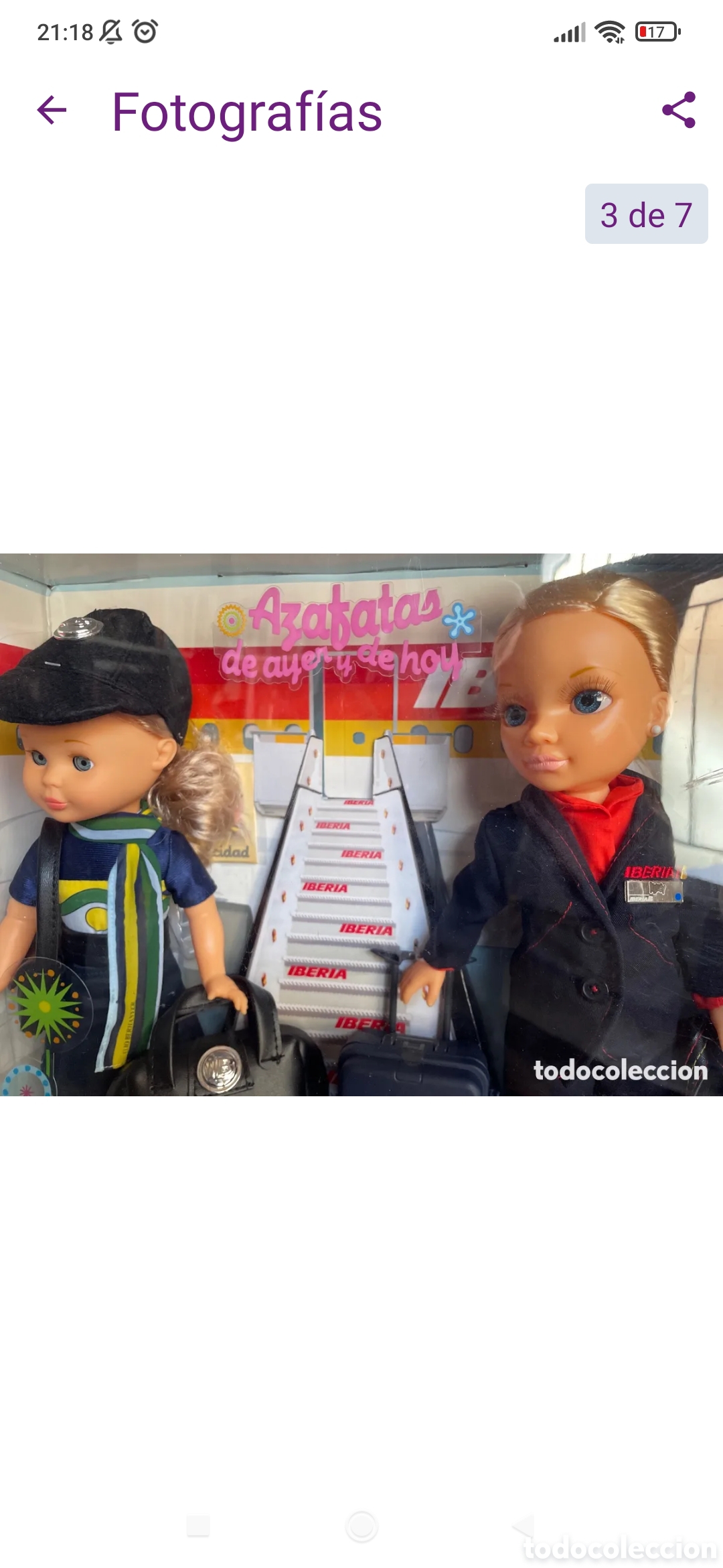 Mu&ntilde;ecas Nancy y Lucas: NANCY AZAFATA DE AYER Y DE HOY NUEVA EN SU CAJA - Foto 1
