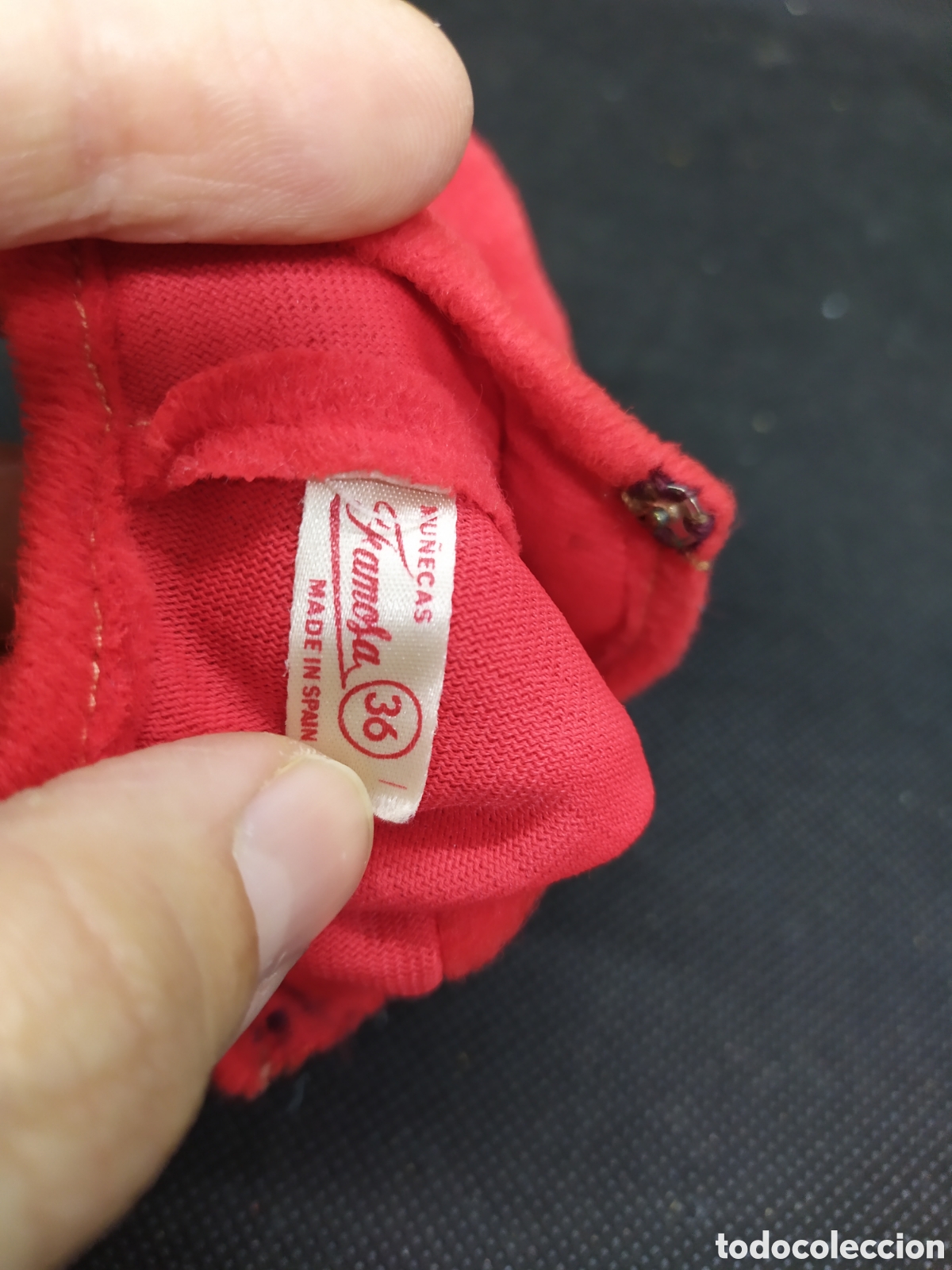 Mu&ntilde;ecas Nancy y Lucas: Nancy. Mini shorts rojo. Pantalon y botas - Foto 4