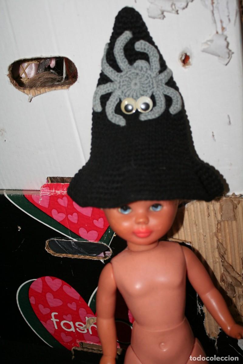Mu&ntilde;ecas Nancy y Lucas: gorro brujita punto mu&ntilde;eca nancy - Foto 1
