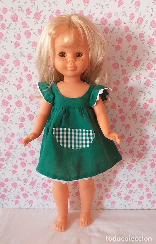 Puppen Nancy und Lucas: Vestido corto verde v&aacute;lido para Nancy de famosa