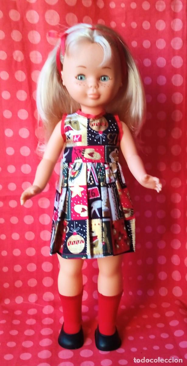 Mu&ntilde;ecas Nancy y Lucas: VESTIDO NAVIDAD PARA NANCY - Foto 1