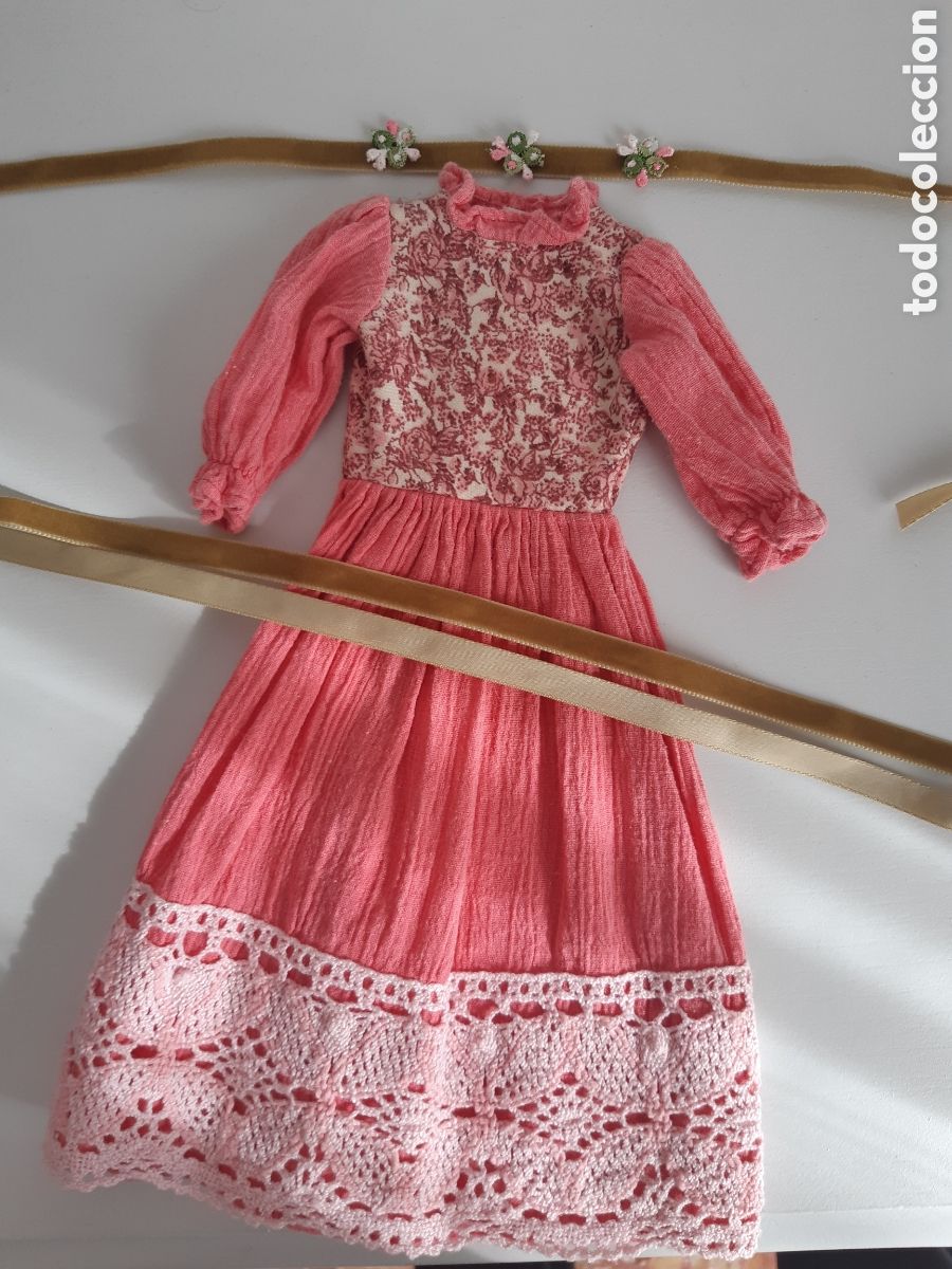 Mu&ntilde;ecas Nancy y Lucas: R&Eacute;PLICA DE LA CINTA y del cintur&oacute;n DEL CONJUNTO IBICENCA. Nancy - Foto 2