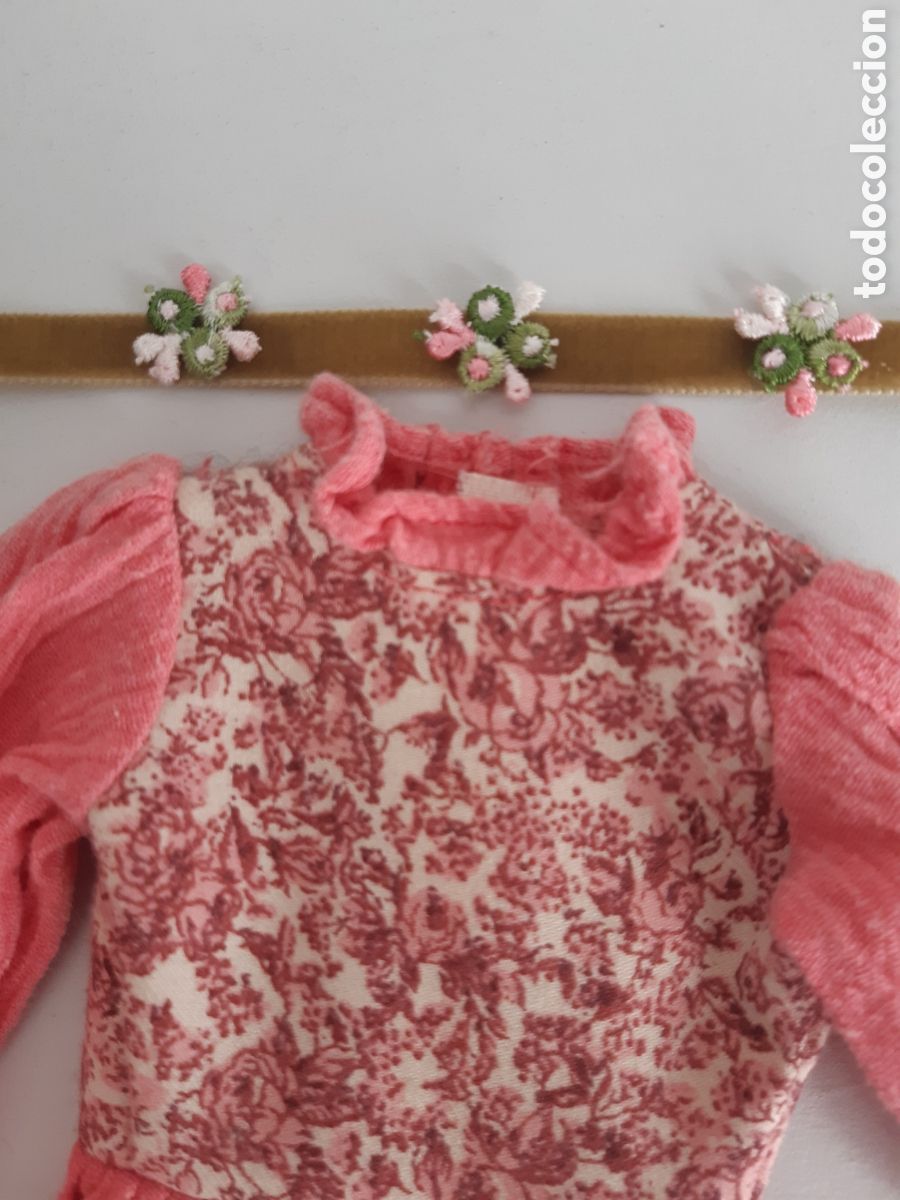 Mu&ntilde;ecas Nancy y Lucas: R&Eacute;PLICA DE LA CINTA y del cintur&oacute;n DEL CONJUNTO IBICENCA. Nancy - Foto 1