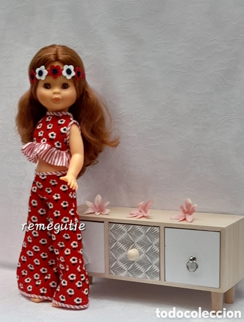 Mu&ntilde;ecas Nancy y Lucas: conjunto en el jard&iacute;n confeccionado - Foto 2