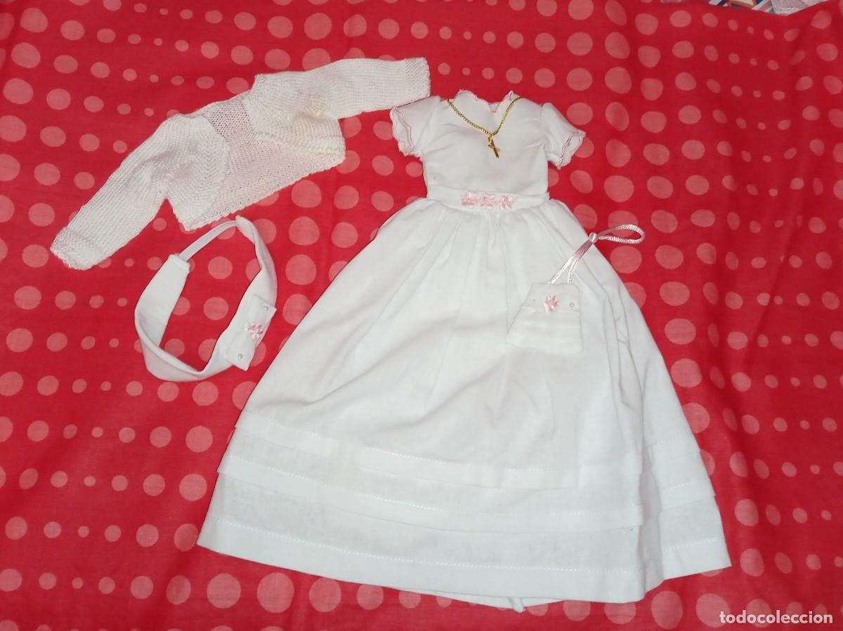 Mu&ntilde;ecas Nancy y Lucas: VESTIDO COMUNION COMPLETO NANCY REEDICION - Foto 1