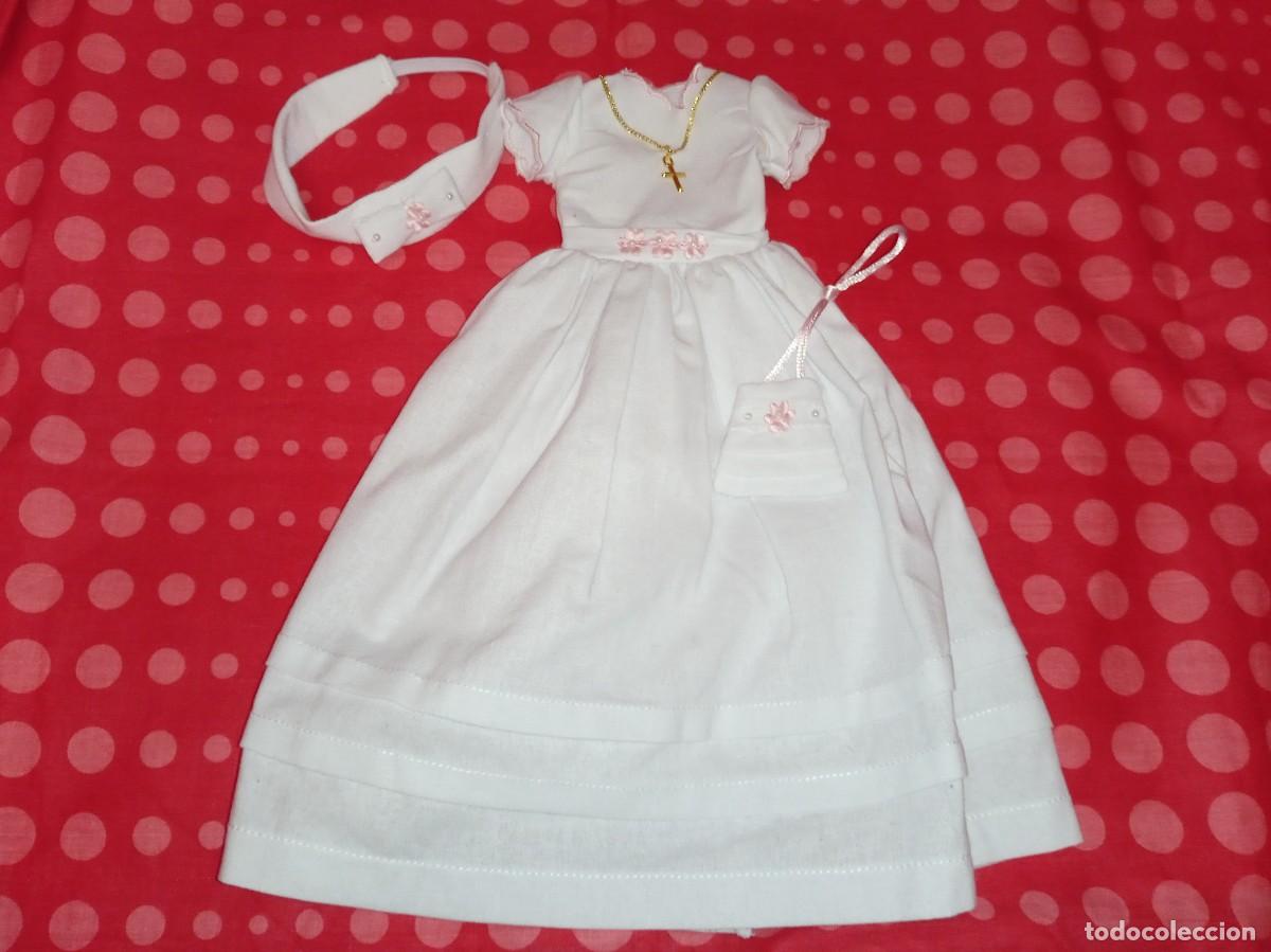 Mu&ntilde;ecas Nancy y Lucas: VESTIDO COMUNION COMPLETO NANCY REEDICION - Foto 4