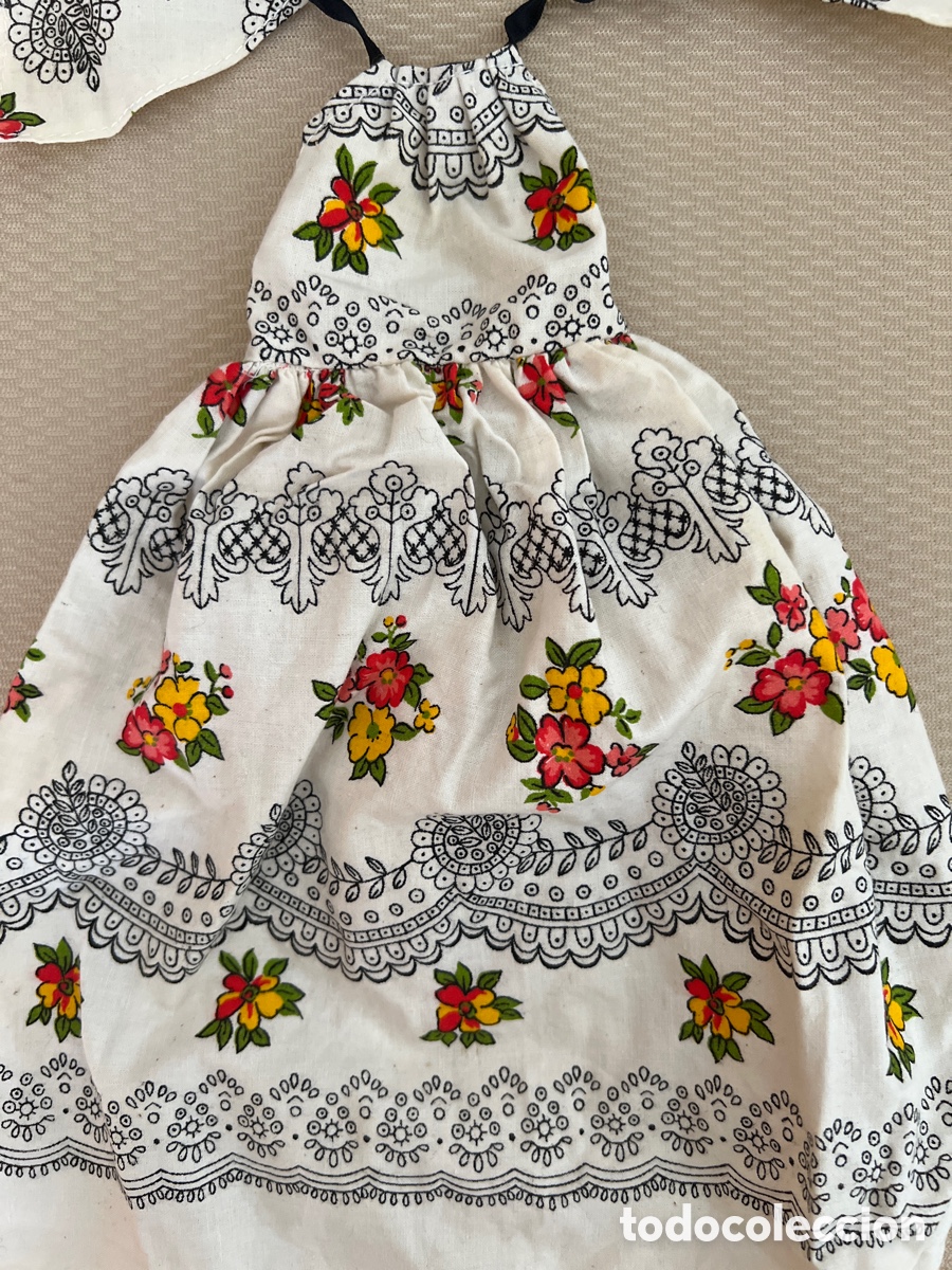 Mu&ntilde;ecas Nancy y Lucas: Conjunto flores Nancy a&ntilde;os 70 - Foto 2