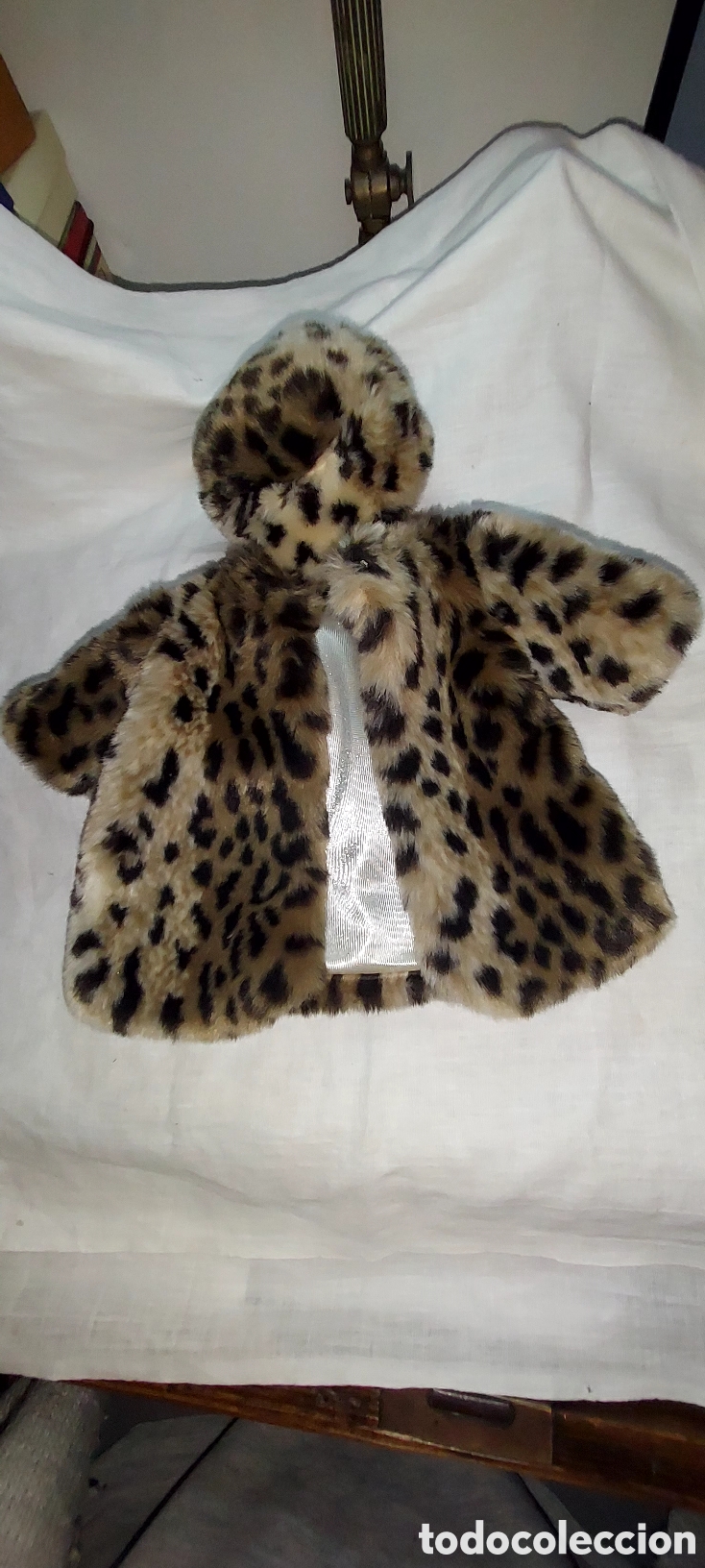 Mu&ntilde;ecas Nancy y Lucas: NANCY.CONJUNTO ABRIGO Y GORRO LEOPARDO QUIRON - Foto 2