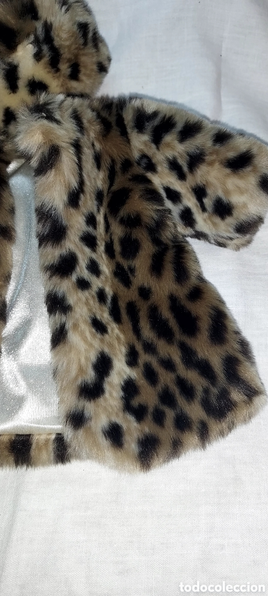 Mu&ntilde;ecas Nancy y Lucas: NANCY.CONJUNTO ABRIGO Y GORRO LEOPARDO QUIRON - Foto 4
