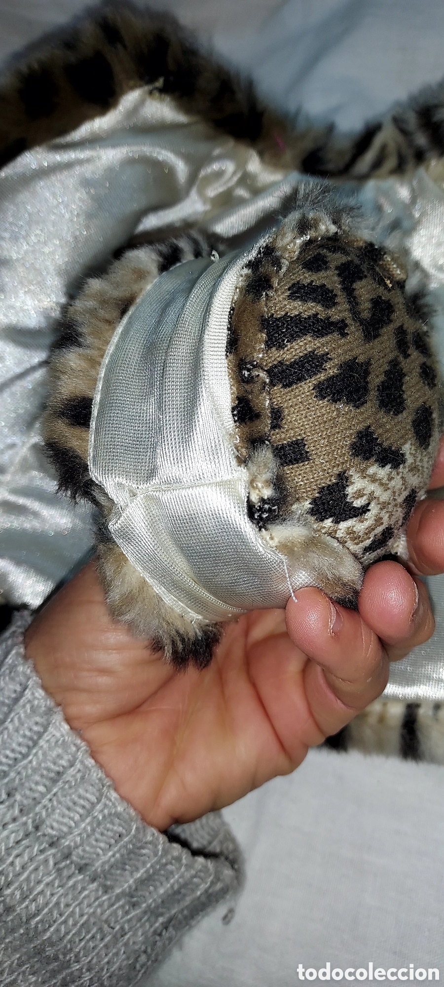 Mu&ntilde;ecas Nancy y Lucas: NANCY.CONJUNTO ABRIGO Y GORRO LEOPARDO QUIRON - Foto 9