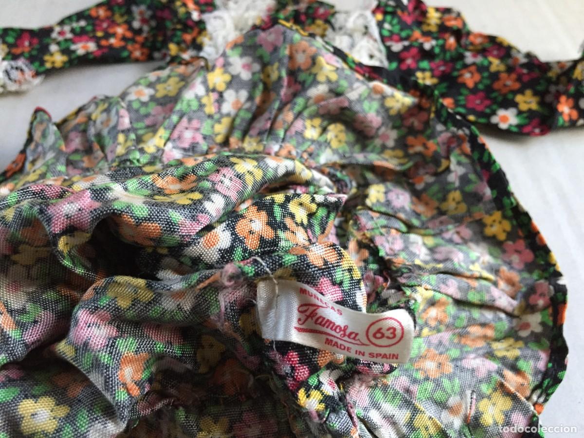 Mu&ntilde;ecas Nancy y Lucas: VESTIDO MAXI ORIGINAL DE MU&Ntilde;ECA NANCY DE LOS 70 - Foto 4