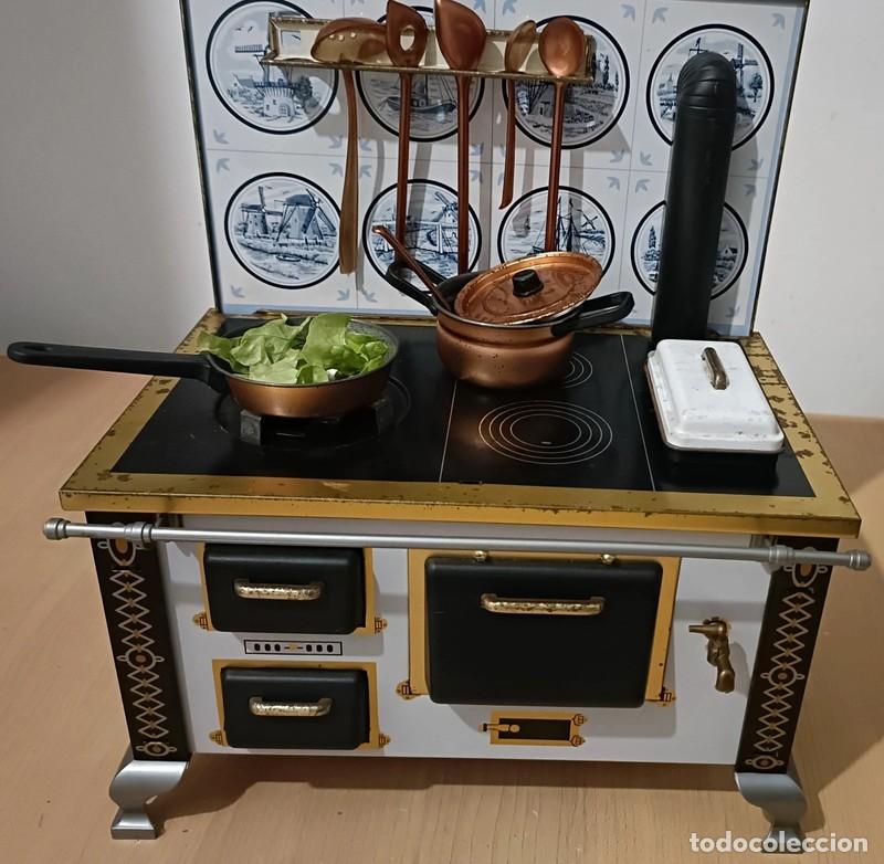 Mu&ntilde;ecas Nancy y Lucas: Cocina vintage Alemana con accesorios - Foto 10