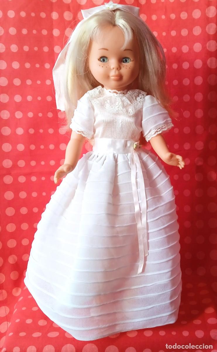 Mu&ntilde;ecas Nancy y Lucas: VESTIDO COMUNION NANCY - Foto 4