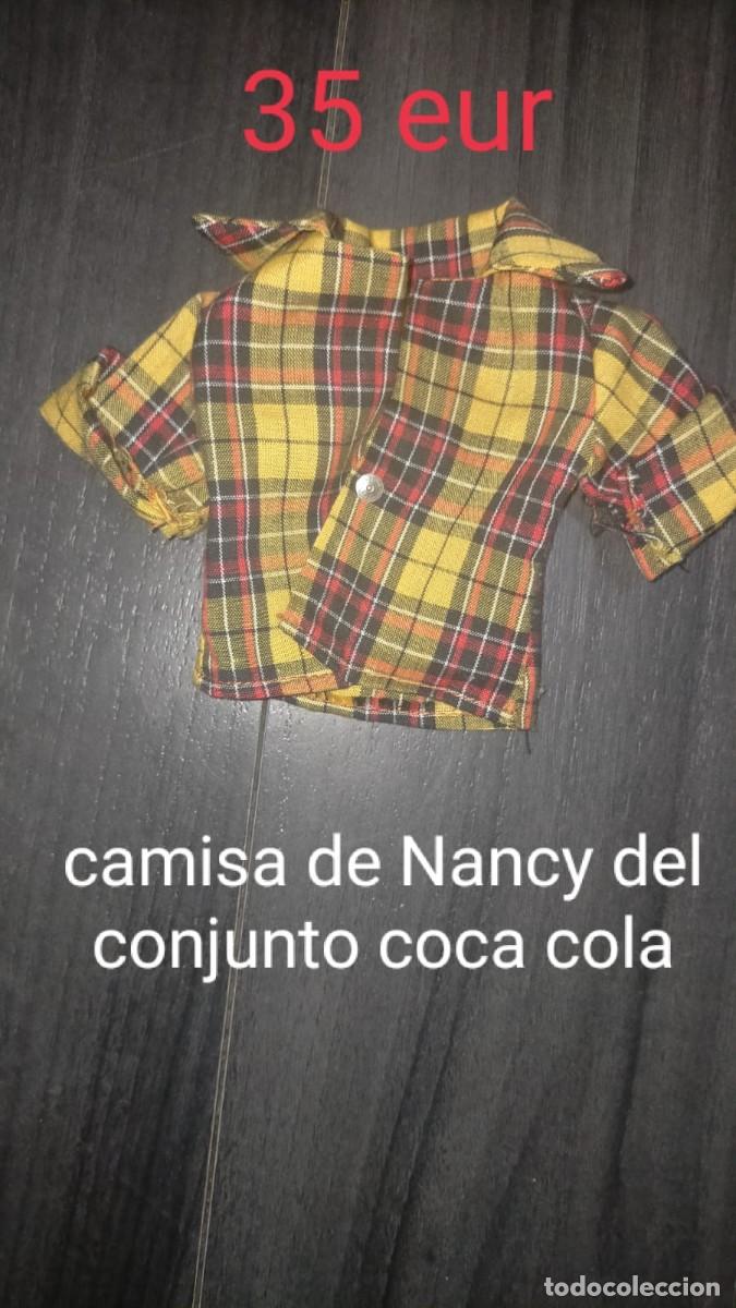 Mu&ntilde;ecas Nancy y Lucas: Camisa de Nancy del conjunto Coca cola. - Foto 1