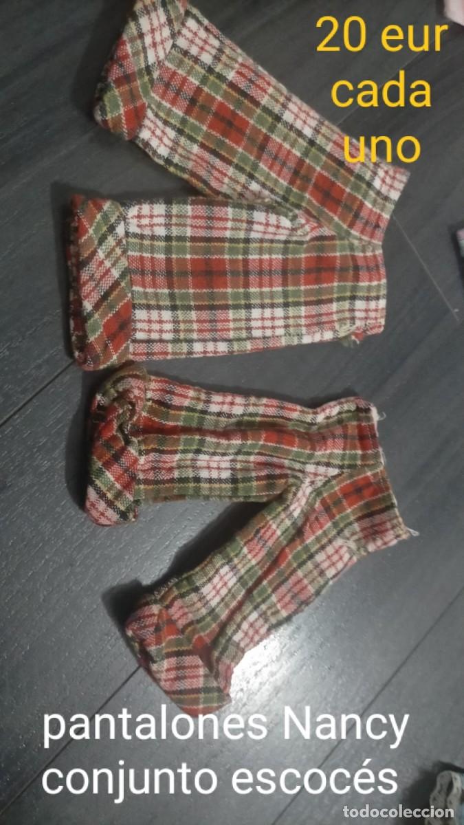 Mu&ntilde;ecas Nancy y Lucas: Nancy pantal&oacute;n del conjunto escoc&eacute;s . Original - Foto 1