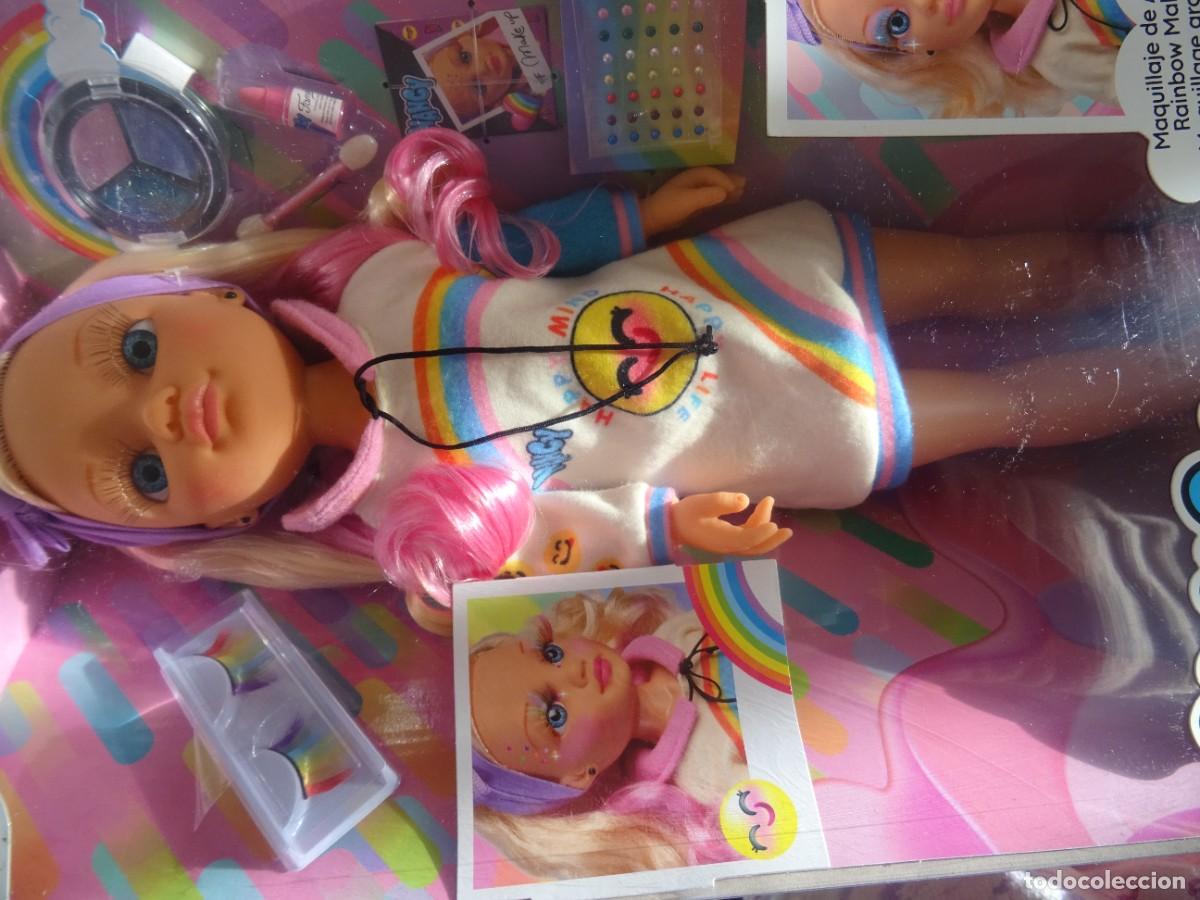 Mu&ntilde;ecas Nancy y Lucas: MU&Ntilde;ECA NANCY MAQUILLAJE ARCO IRIS - Foto 2