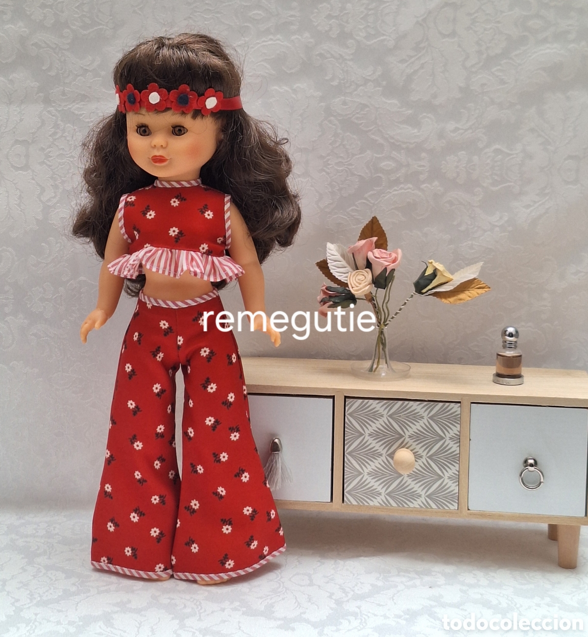 Mu&ntilde;ecas Nancy y Lucas: Conjunto En el Jard&iacute;n confeccionado - Foto 2