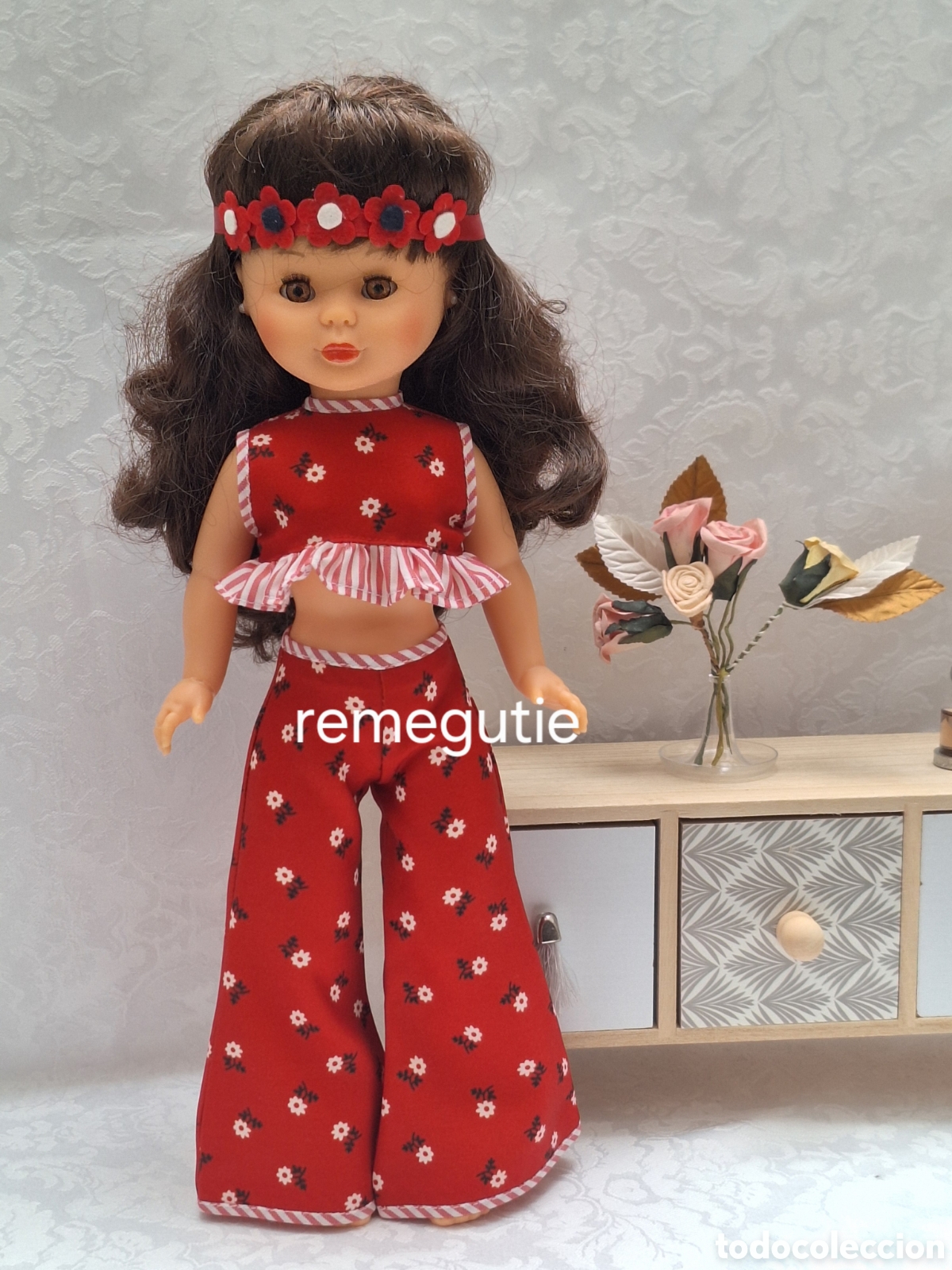 Mu&ntilde;ecas Nancy y Lucas: Conjunto En el Jard&iacute;n confeccionado - Foto 1