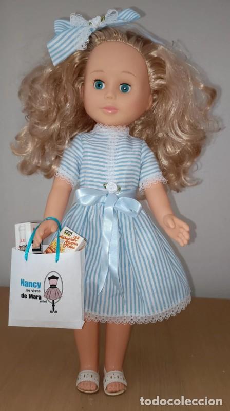 Mu&ntilde;ecas Nancy y Lucas: Mu&ntilde;eca preciosa vintage sin marca,vestida. - Foto 1