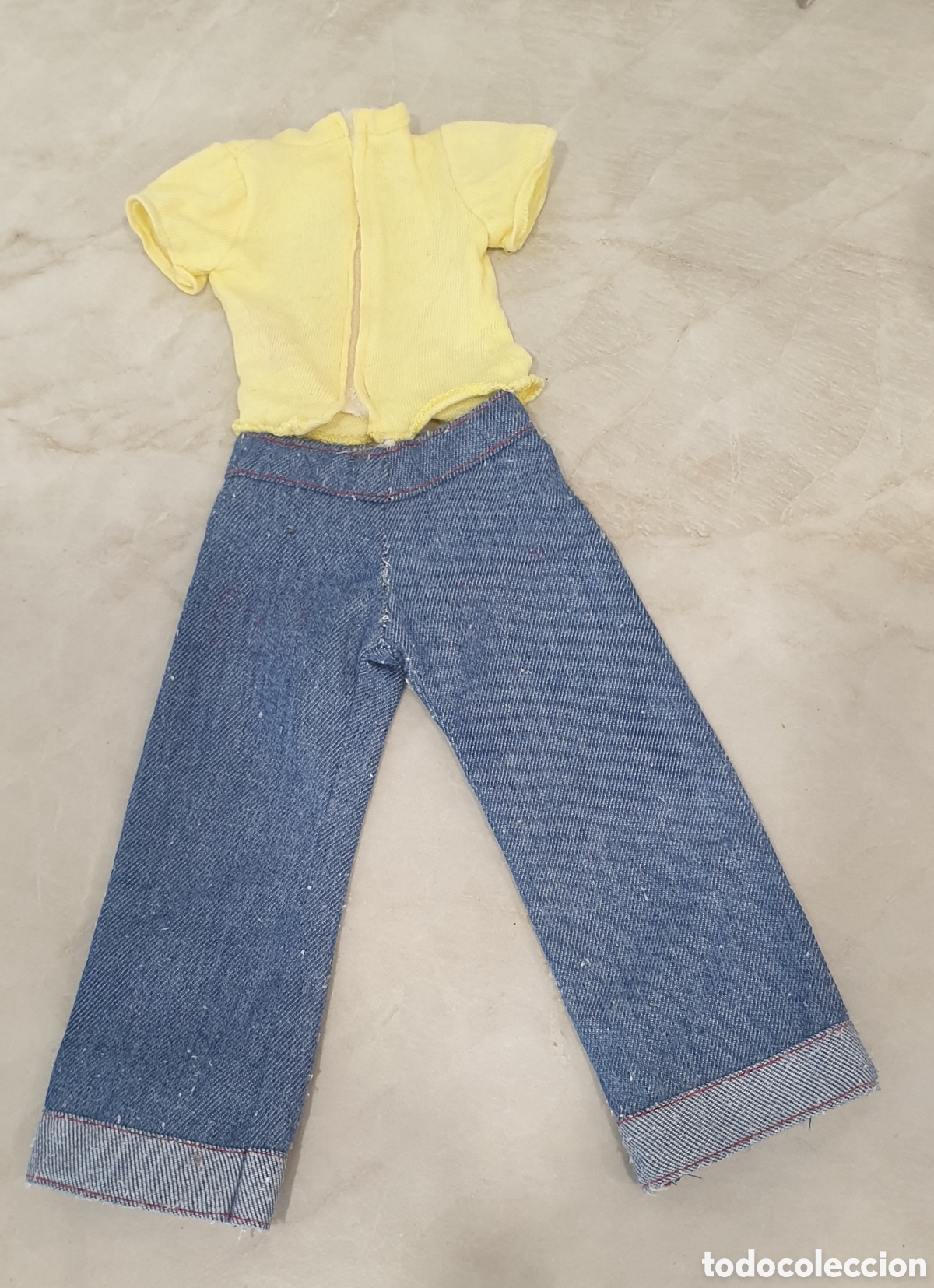 Mu&ntilde;ecas Nancy y Lucas: Conjunto de Nancy a&ntilde;os 70 blue jeans - Foto 2