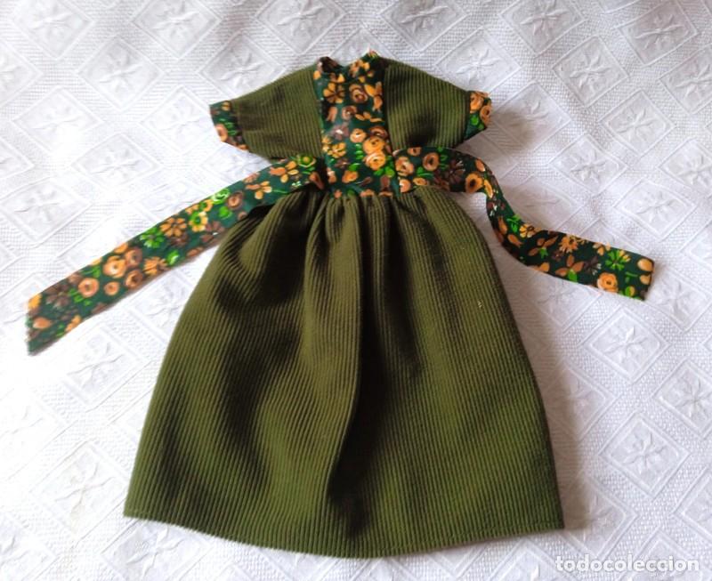 Mu&ntilde;ecas Nancy y Lucas: VESTIDO VERDE PANA NANCY - Foto 7