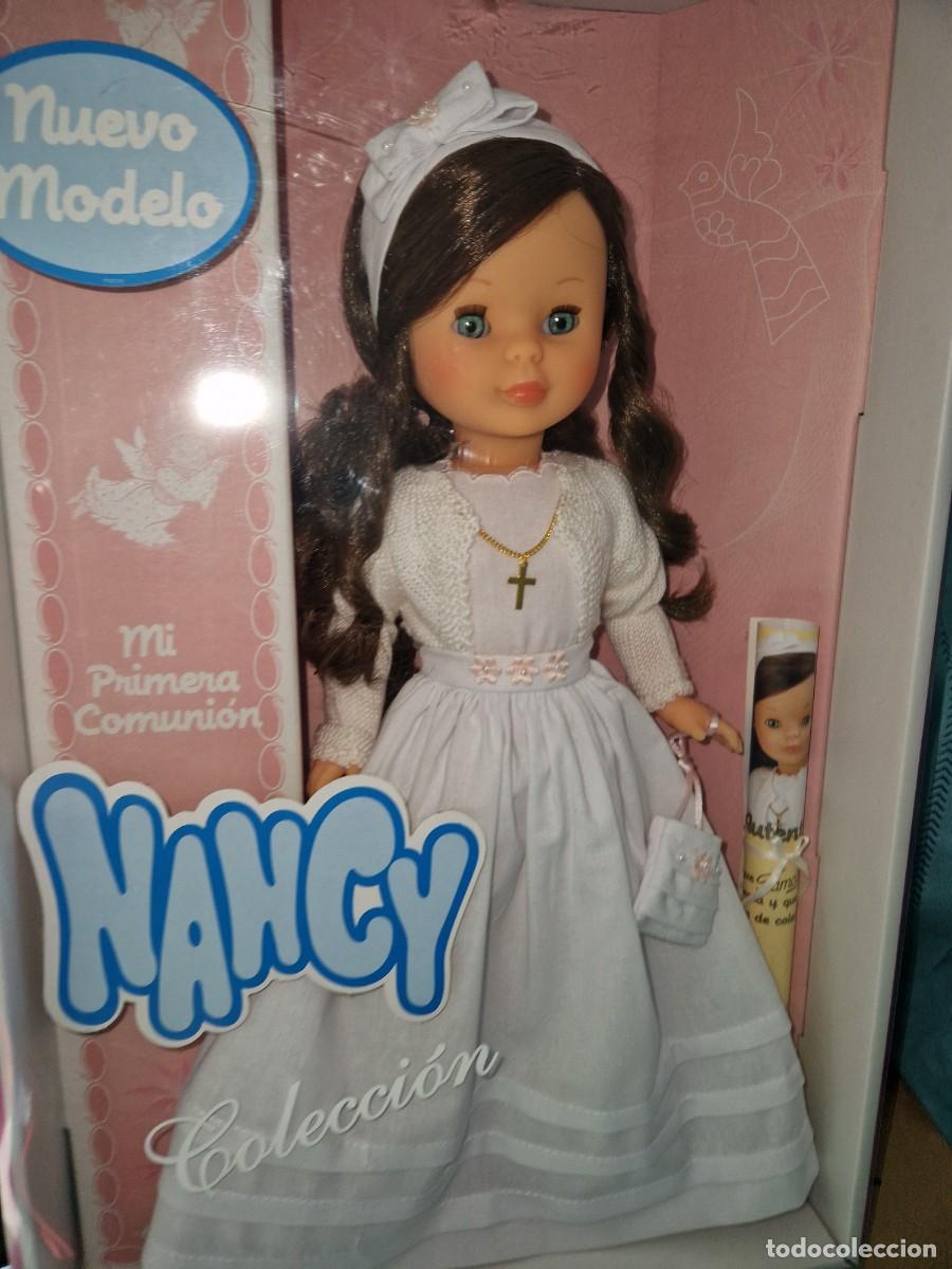 Mu&ntilde;ecas Nancy y Lucas: MU&Ntilde;ECA NANCY COLECCION MI PRIMERA COMUNION MORENA A&Ntilde;O 2016 - Foto 1