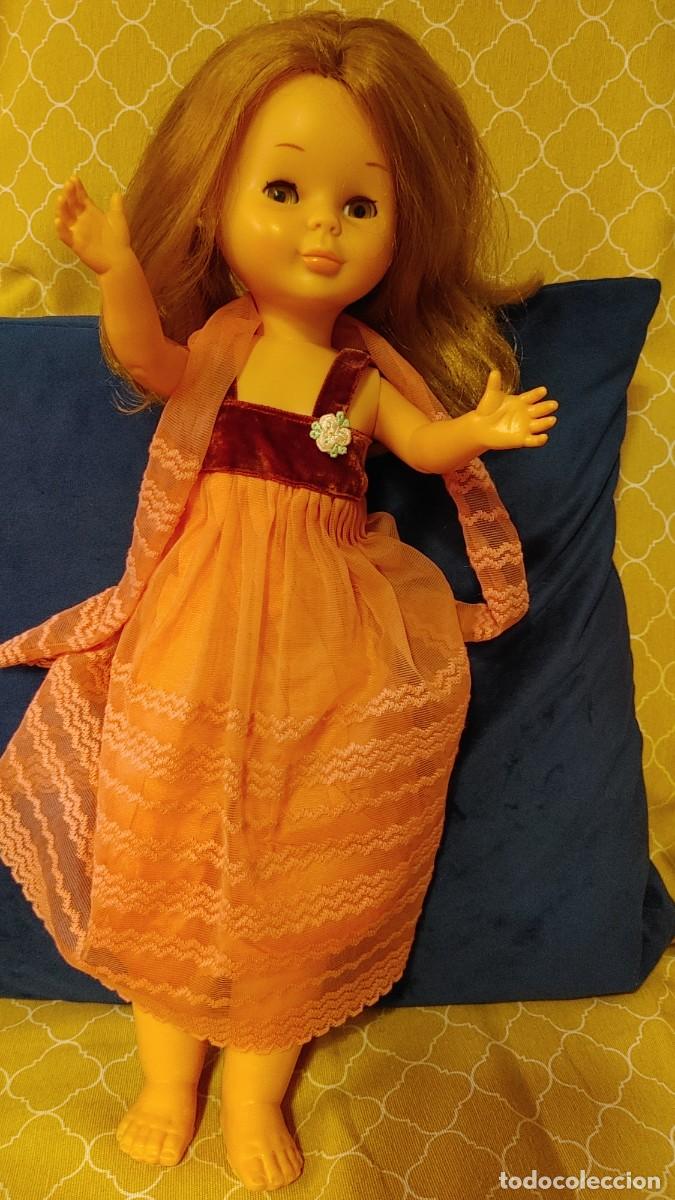 Mu&ntilde;ecas Nancy y Lucas: Mu&ntilde;eca Nancy a&ntilde;os 70. Conjunto Heliotropo. - Foto 1